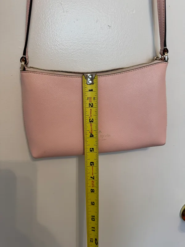 Kate Spade Sadie Crossbody Saffiano Leather Chalk Pink - Image 8