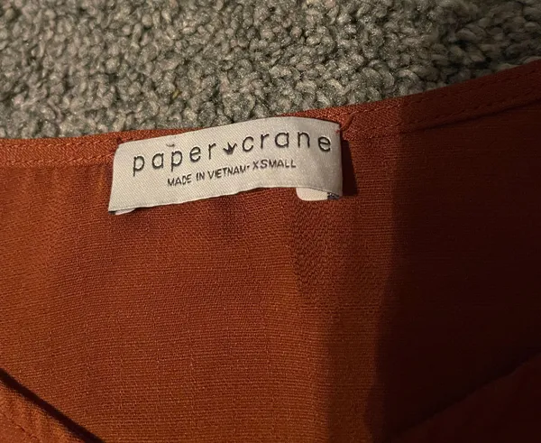 Burnt Orange Tank Size XS - Image 2