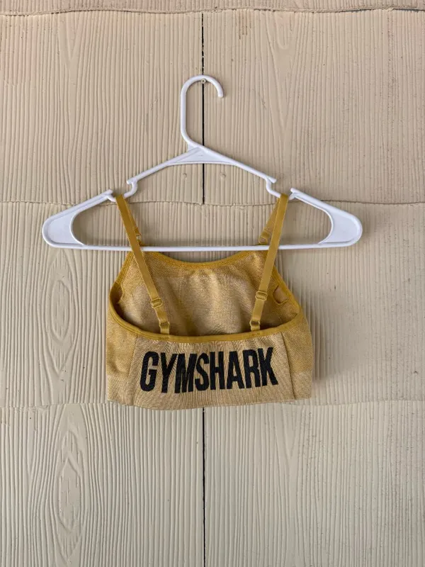 Gymshark Yellow Sports Bra - Image 3