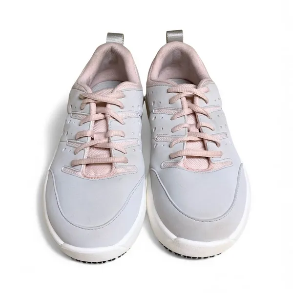 LiteRide by CROCS Light Gray & Pink Sneaker Women's Size 9W EUC - Image 2
