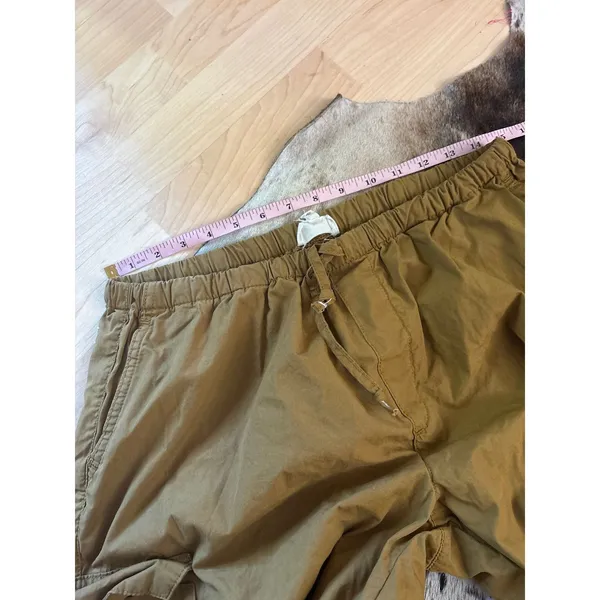 PILCRO ANTHROPOLOGIE Pull-On Parachute Cargo Pants Green‎ Size Small - Image 5
