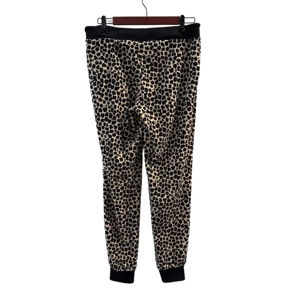 Juicy Couture Women’s Leopard Velvet Track Suit Size M - Image 4