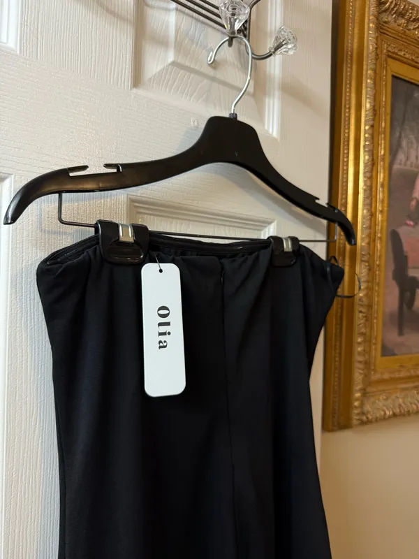 Black fringe formal dress - Image 4