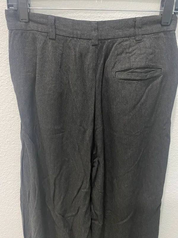 Gap Gray High Waisted Trousers Size 8 - Image 5