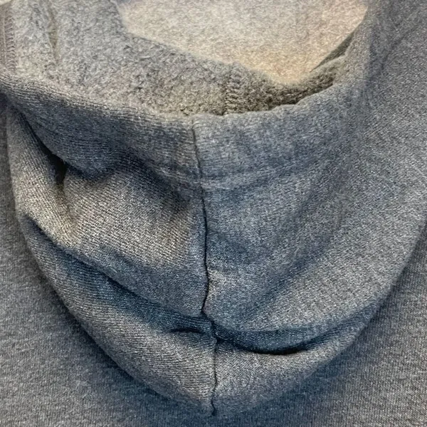 POSHMARK Hoodie Sweatshirt Women's Large Charcoal Gray Pocket Long Sleeve Fleece - Image 12