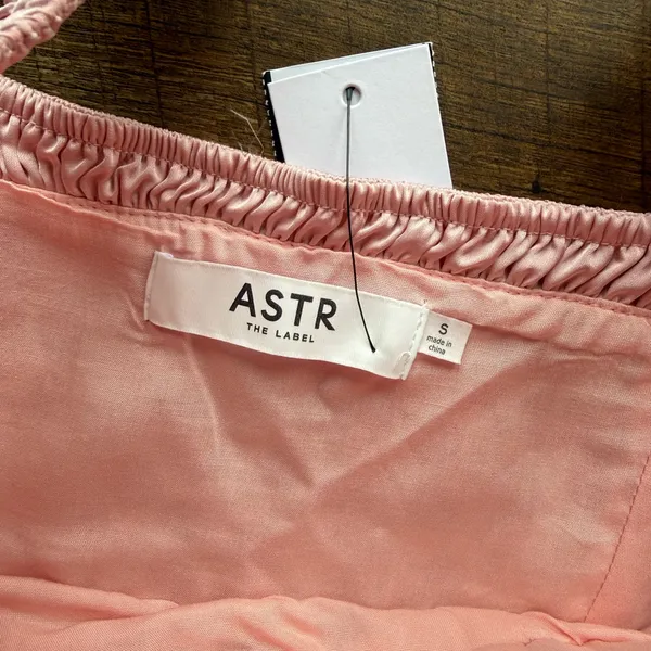 ASTR The Label Cherry Pink Milkmaid Cropped Cami Valentines Bustier Top S NWT - Image 6