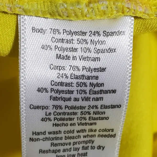 Alo Yoga Alo Goddess‎ Indio Zest High Waist Leggings Yellow & Gray. Size M - Image 6