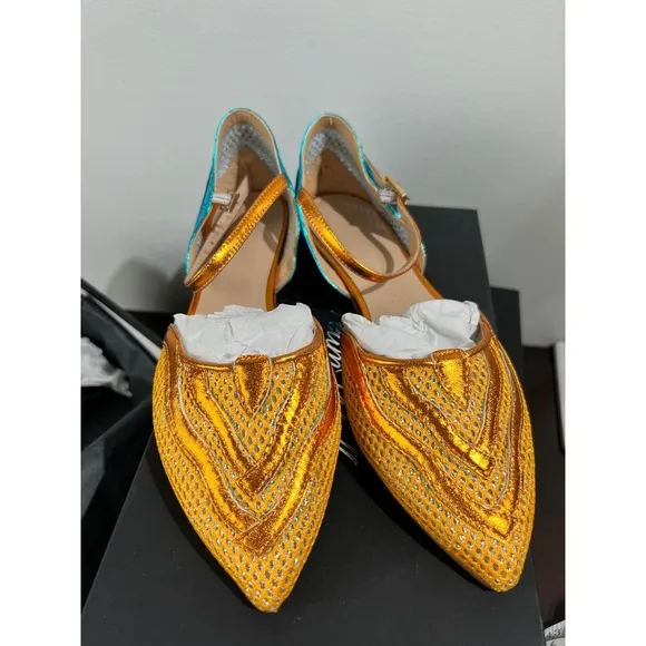 Dream Walkers Kusama Orange 36 Women's Flats Handmade in‎ Spain - Image 3