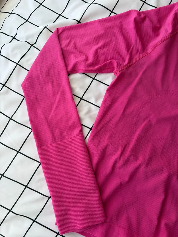 Sonic Pink Lululemon Long Sleeve Swiftly Tech, Size 4, Race Length 2.0” - Image 5