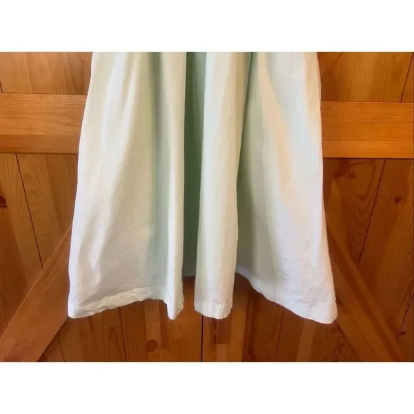 Pinch Anthropologie Smocked Back Cutouts Mint Sleeveless Short Dress Medium (577 - Image 3
