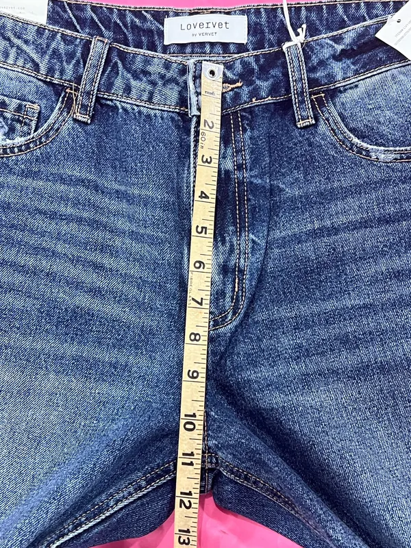 Vervet High Rise, dark wash, cropped, jeans - Image 10