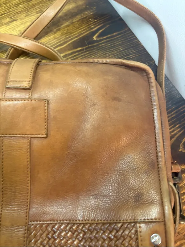 Platonia genuine leather brown crossbody purse - Image 6