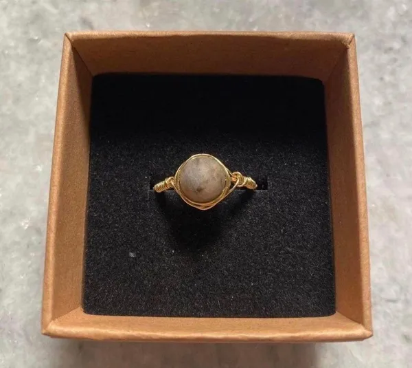 Handmade Ring Gray - Image 3