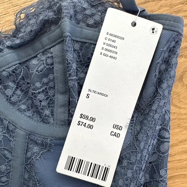 Urban Outfitters - Modern Love Corset Top in Blue - Image 2