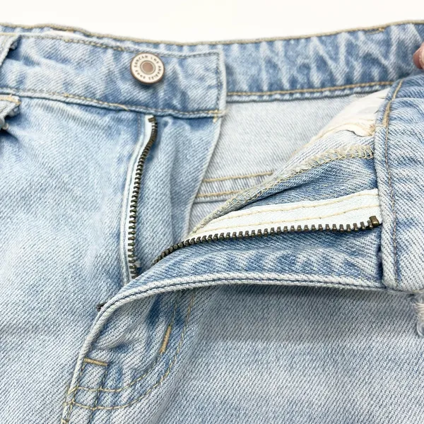 KanCan Denim Mini Skirt Womens Medium Distressed Light Wash Belted Indie‎ Boho - Image 7