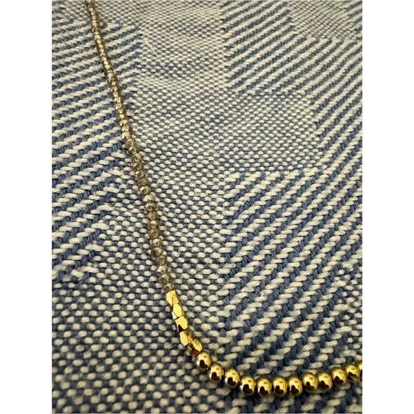 Loft Delicate Gold Beaded Necklace - Image 3