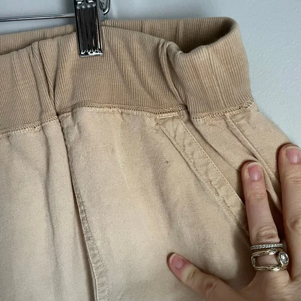 Vineyard Vines Linen Blend Beige Tan‎ Joggers Pants size XL Sweatpants - Image 3