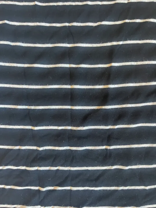 Black And White Striped Tee - Image 3