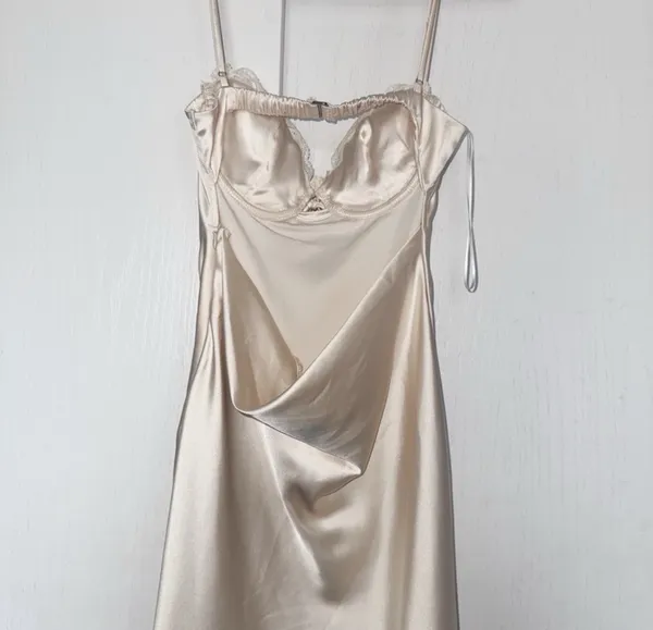 Princess Polly Champagne Dress Mini - Image 3