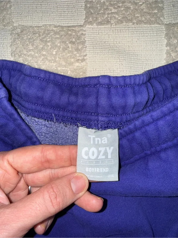 TNA Cozy Fleece Boyfriend Shorts‎ 2XS - Image 5