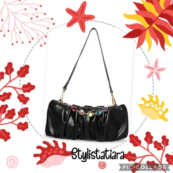 Betsy Johnson Party Black Shoulder Bag - Image 8