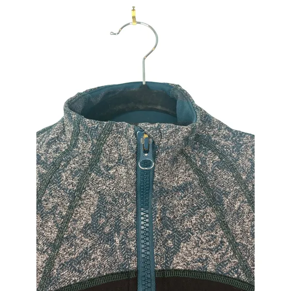 Lululemon Define Jacket 10 Black Rose Herringbone Brushed Alberta Lake Zip Up‎ - Image 3