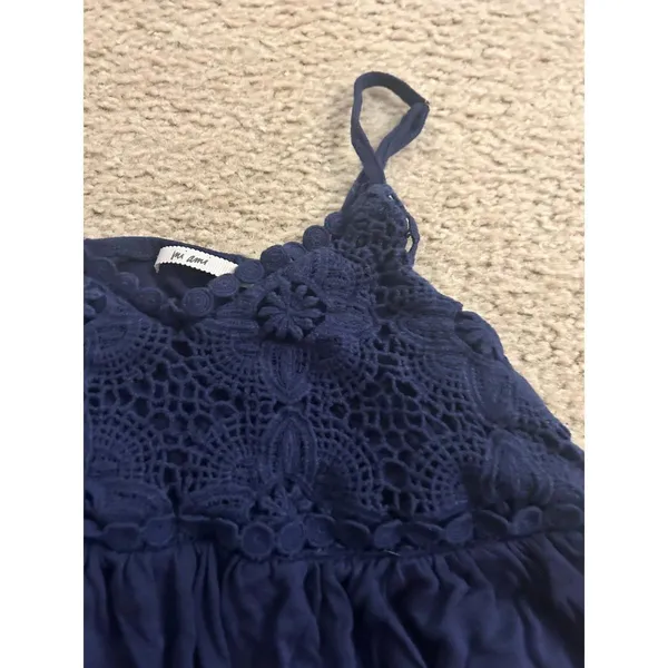 Mi Ami size xs shirt top flowy blue very cute - Image 3