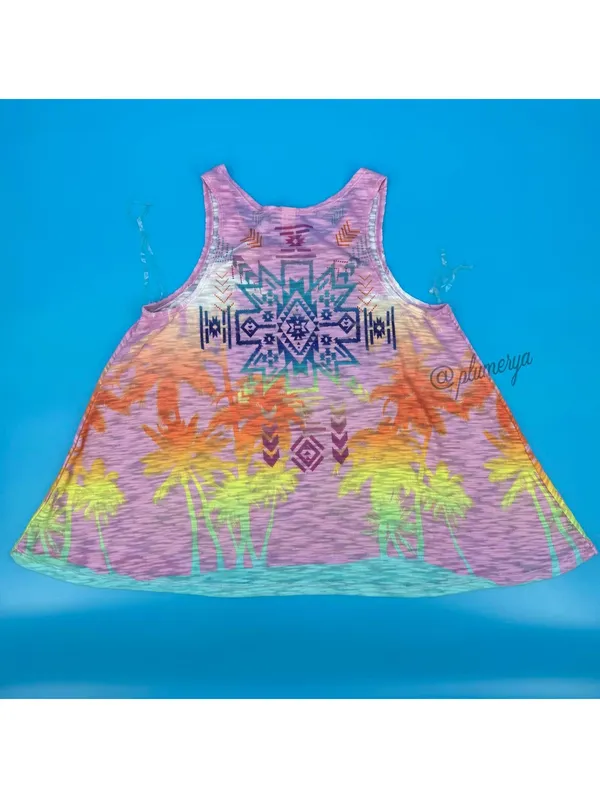 No Boundaries Y2K Vintage Summer Casual Juniors Women's Tank Top Size L NWOT - Image 2