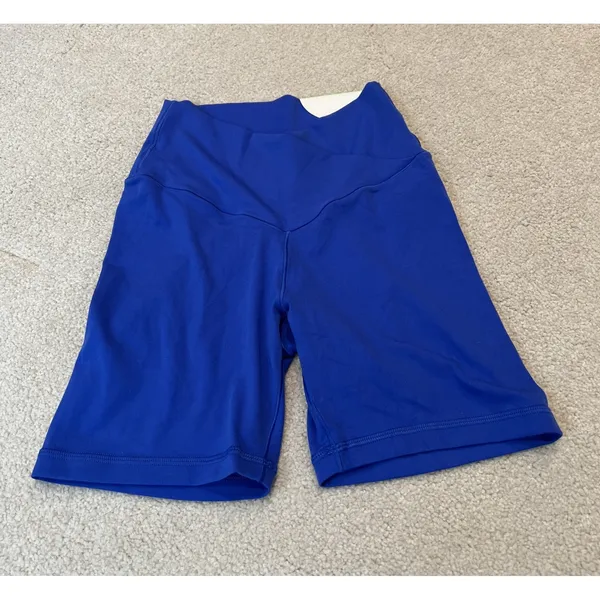 Offline By‎ Aerie Real Me Crossover Bike Shorts Size Small Blue 5" Hi Rise - Image 3