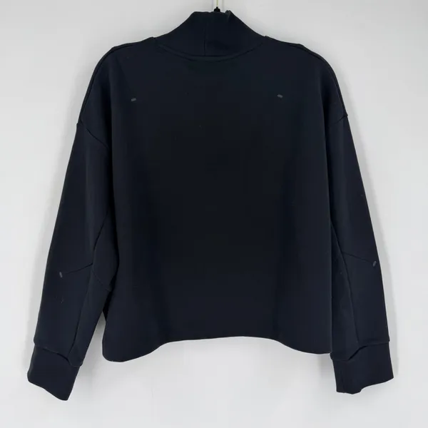 Nike Tech Fleece Turtleneck Women Large Black DD5628-010 Mock Neck Gorpcore Tech - Image 8