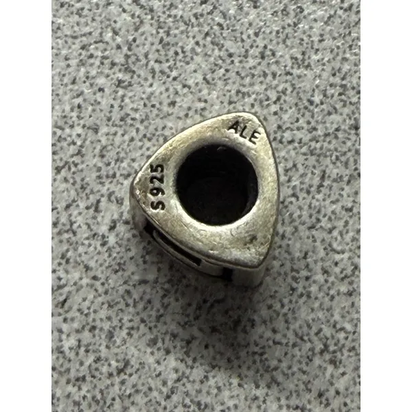Authentic Pandora Charm Sterling Silver Alphabet Letter L Bead Retired - Image 4