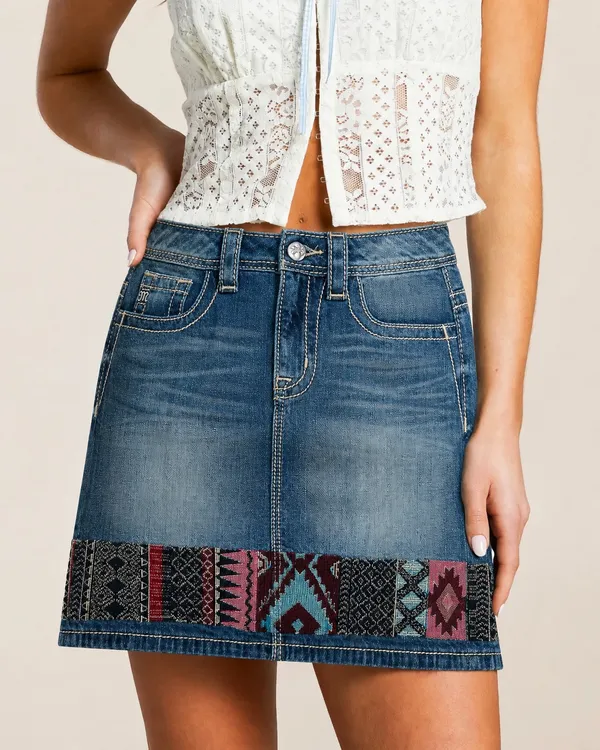 Miss Me Denim Skirt - Image 2
