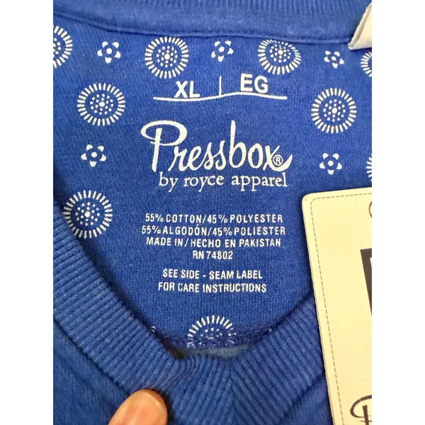 NWT Pressbox Florida Gators Oversized Crewneck Sweatshirt XL Royal Blue - Image 3