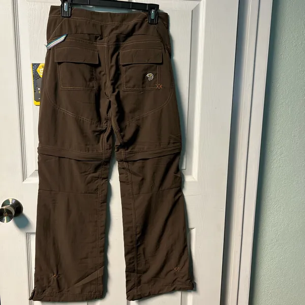 Mountain Hardwear Convertible Corsica Pants Shorts Outdoor hiking brown cargo - Image 3