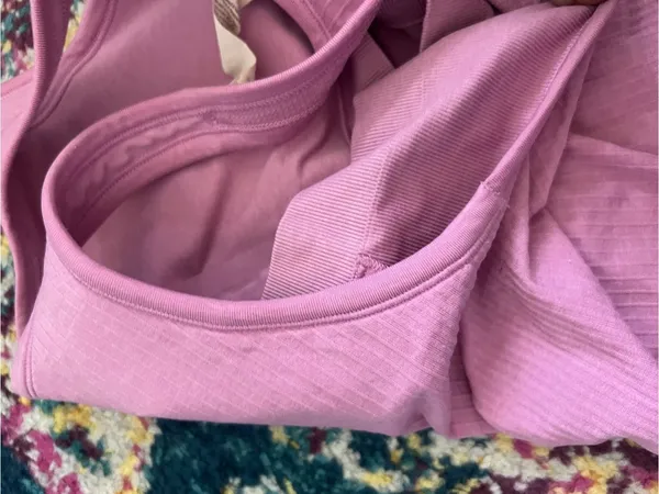 Lululemon Pink Ribbed Tank Top - Women’s Sleeveless Crop - Image 8