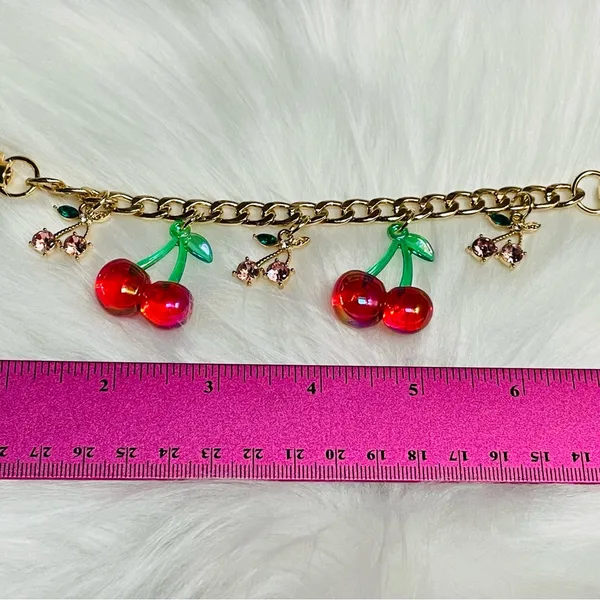 🍒New Cherry Coke Purse with Cherry Chain and Cherry Charms Attachments🍒 - Image 5