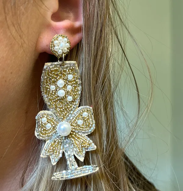 Champagne Earrings - Image 2