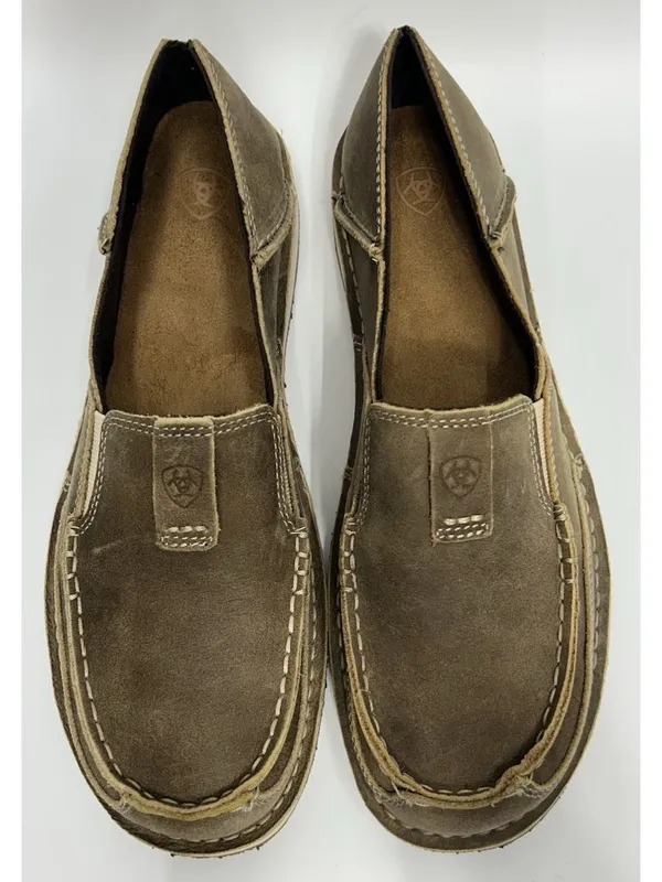 NEW Ariat Women’s Bomber Cruiser Shoes 9.5 B Brown Leather Slip On Moc Toe - Image 4
