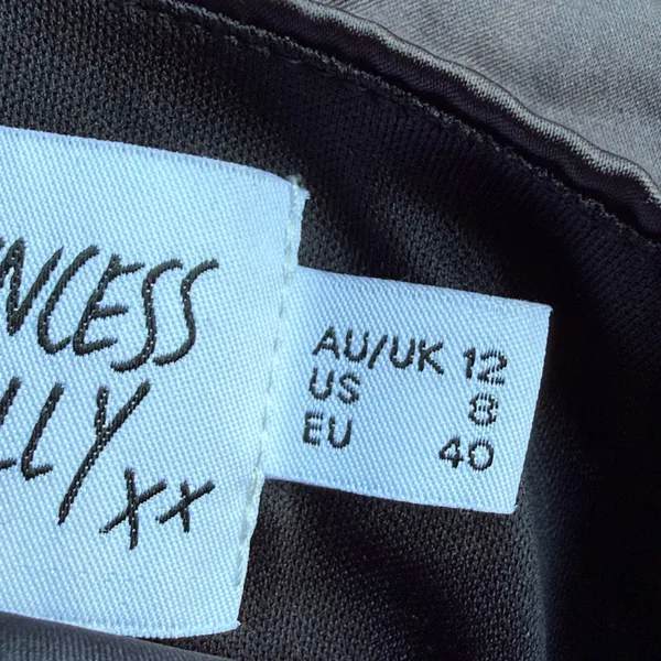*flawed* PRINCESS POLLY Black Satin Dress - Image 8
