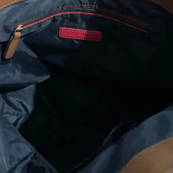 Tommy Hilfiger Monogram Jaden Tote Bag Canvas Faux Leather Classic - Image 6