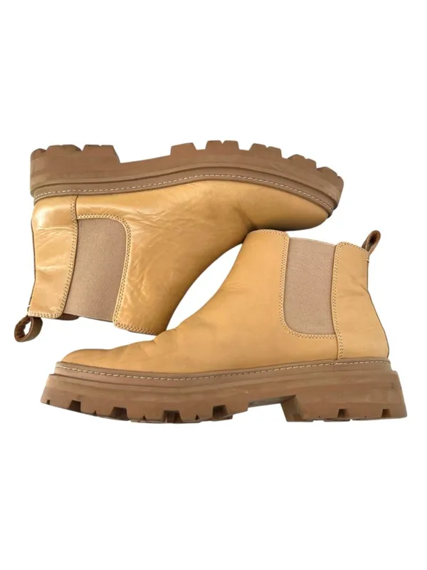 Madewell Mariam Chelsea Boot Tan Leather Womens Size 10.5 Gorpcore Utility - Image 11