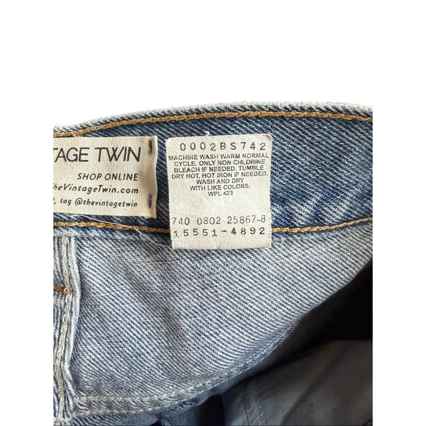 The Vintage Twin Levis‎ 550 Relaxed Fit Jeans Tapered Leg Size 6 - Image 9