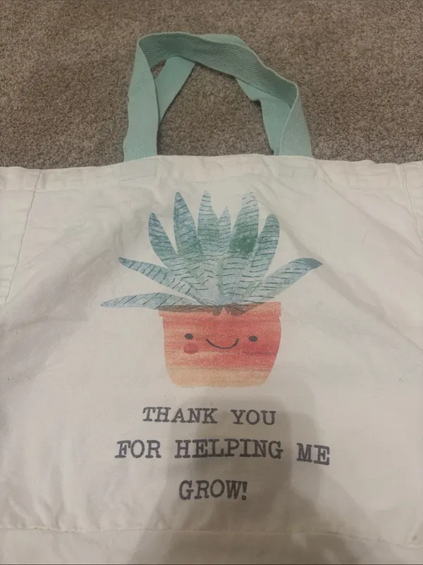 Urban Outfitters Plant Canvas Tote Bag - Image 4