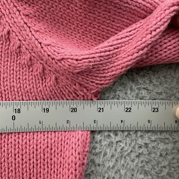 Northern Isles Turtleneck Knit Sweater Snowflake‎ Acrylic Wool Retro Women Large - Image 6