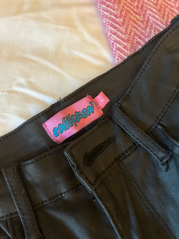 Edikted Pants Leather - Image 2