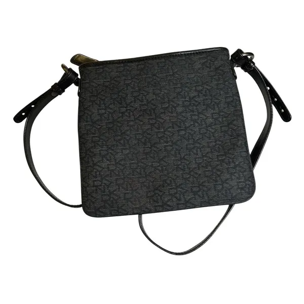 DKNY Monogram Crossbody 90s Town & Country Messenger Shoulder Bag Vintage Small - Image 6