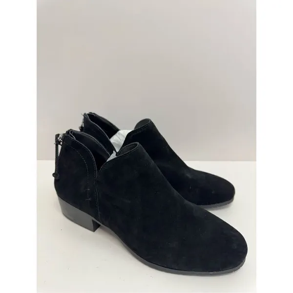 Kenneth Cole Reaction Ankle Boots Size 8 Womens‎ Black Leather Block Heel NEW - Image 2