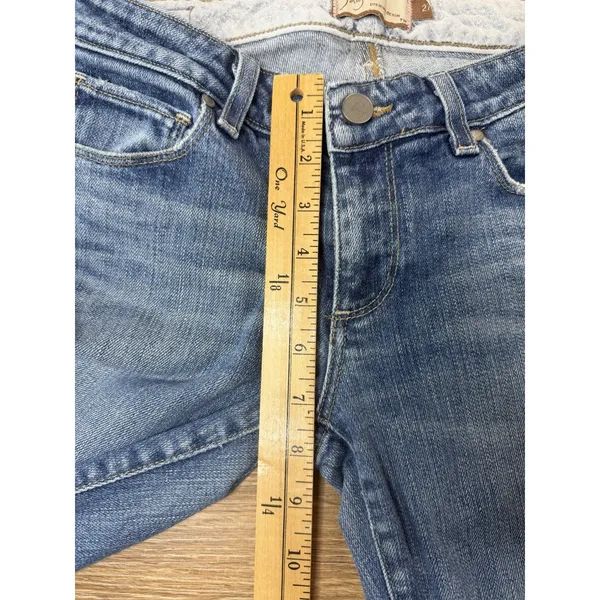 Paige Hollywood Hills Jeans Women 27 Low Rise Bootcut Flare Medium Wash USA - Image 12