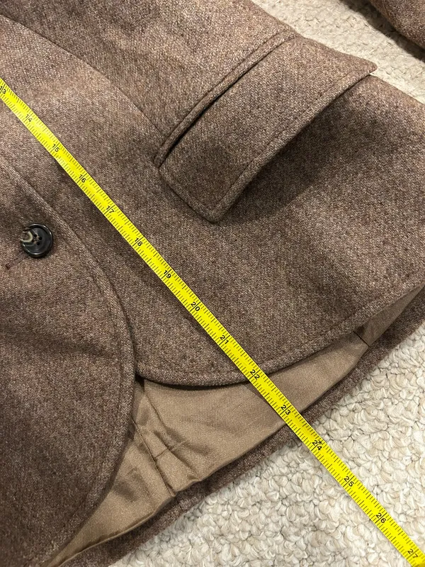 Vintage brown/beige blazer Brown - Image 11