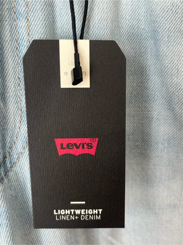 Levi’s Ribcage wide leg jeans linen and denim NEW 28 - Image 9